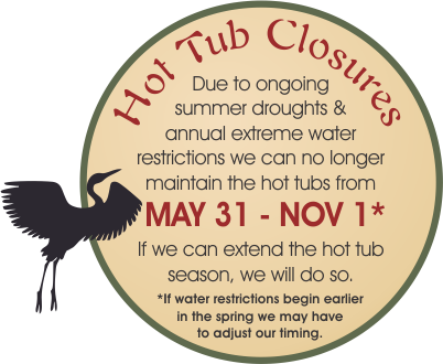 Heron hot tub closures