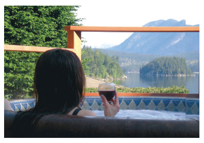 Nikko hottub view